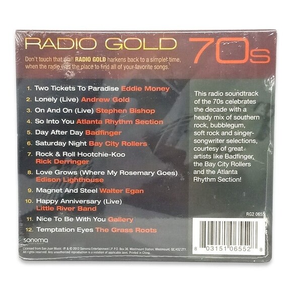Sealed Radio Gold 70s CD - Digipak - Compilation - Badfinger - Bay City Rollers - Picture 2 of 3